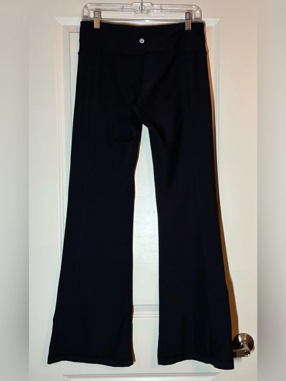 Vintage Lululemon Groove Pant (Regular) in Black/Laceoflage Polar Cream Black 8